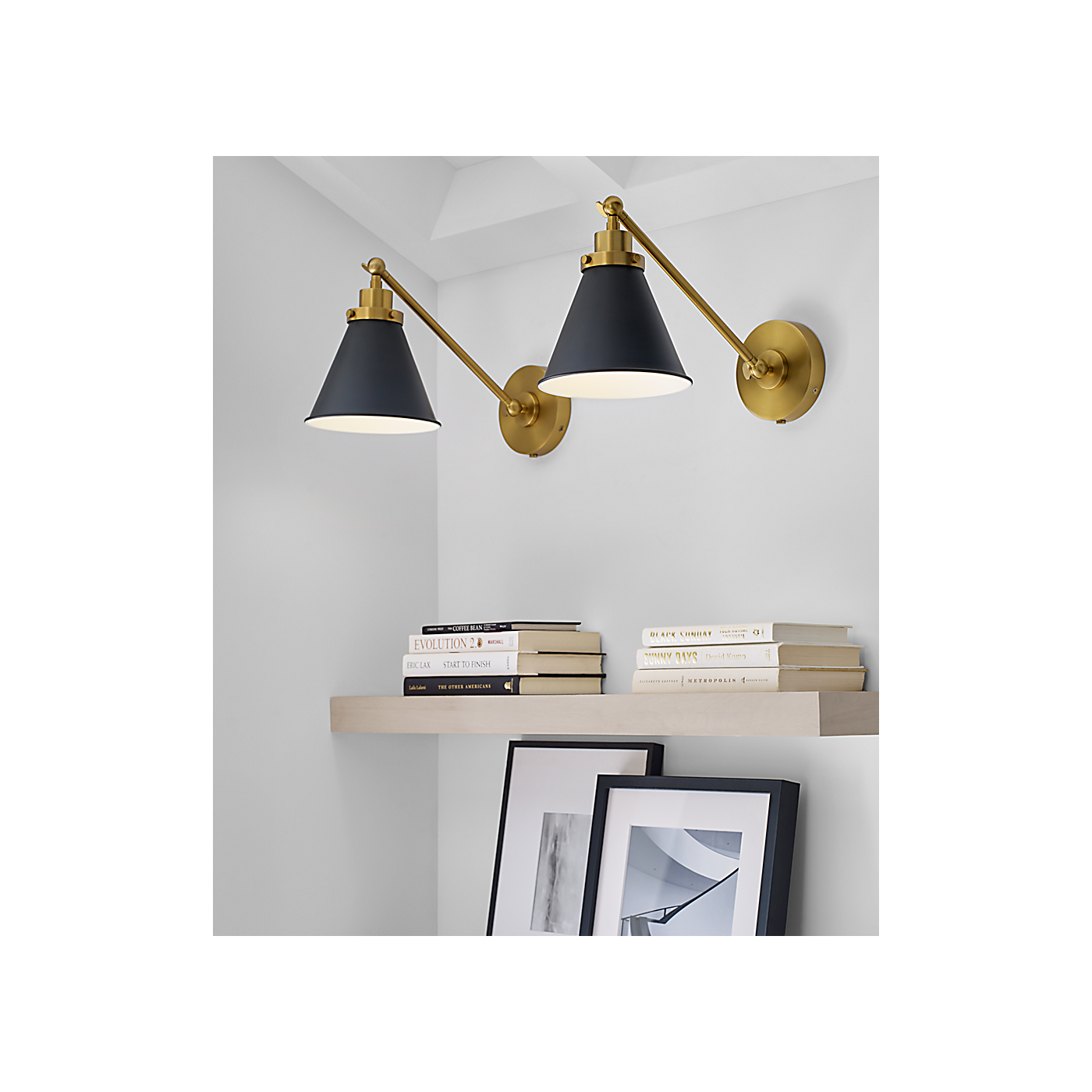 Visual Comfort Wellfleet One-Arm Cone Sconce