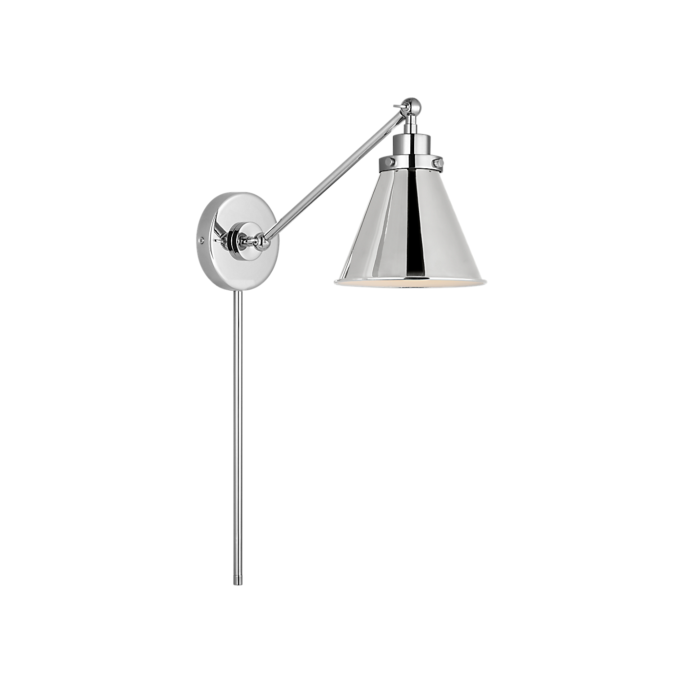 Visual Comfort Wellfleet One-Arm Cone Sconce
