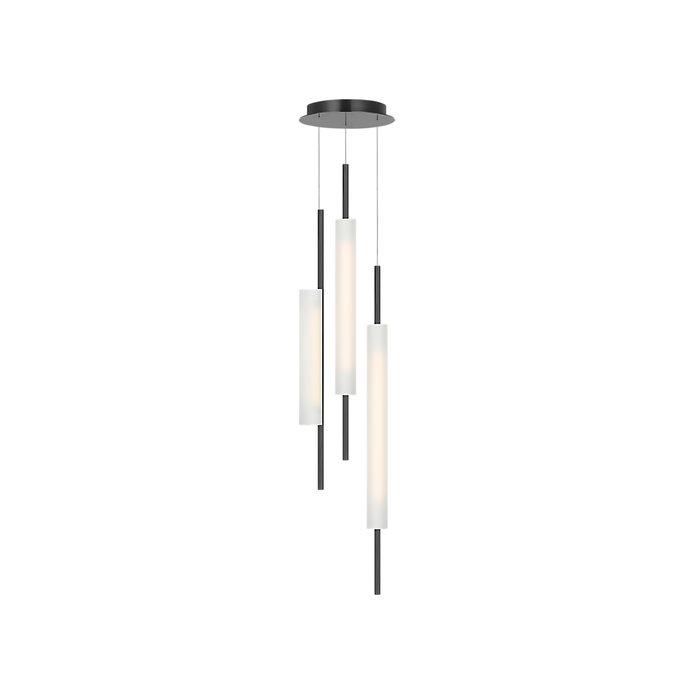 Visual Comfort Windchime 12" 3 Light Chandelier