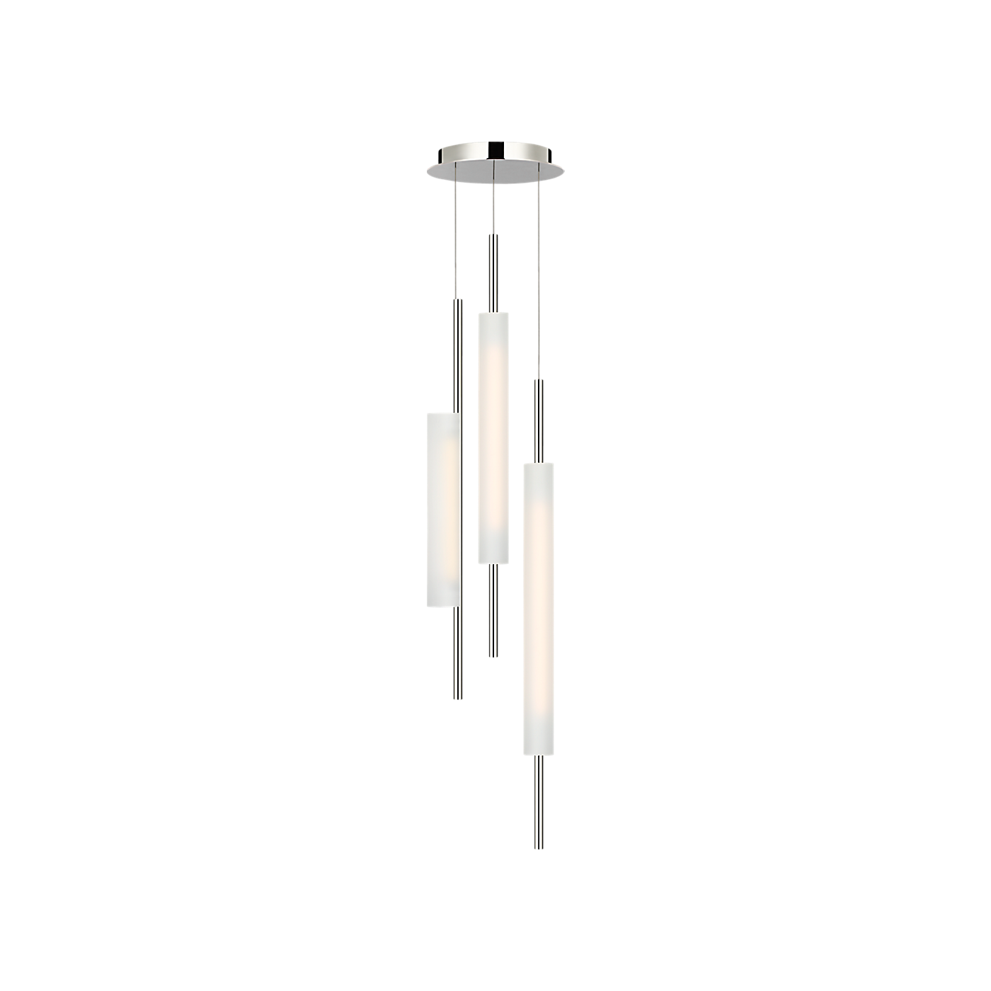 Visual Comfort Windchime 12" 3 Light Chandelier