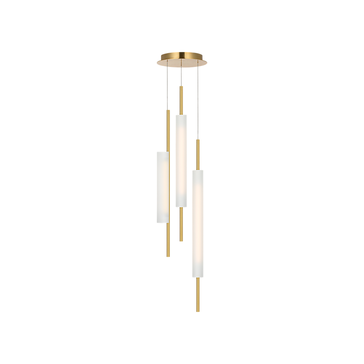 Visual Comfort Windchime 12" 3 Light Chandelier