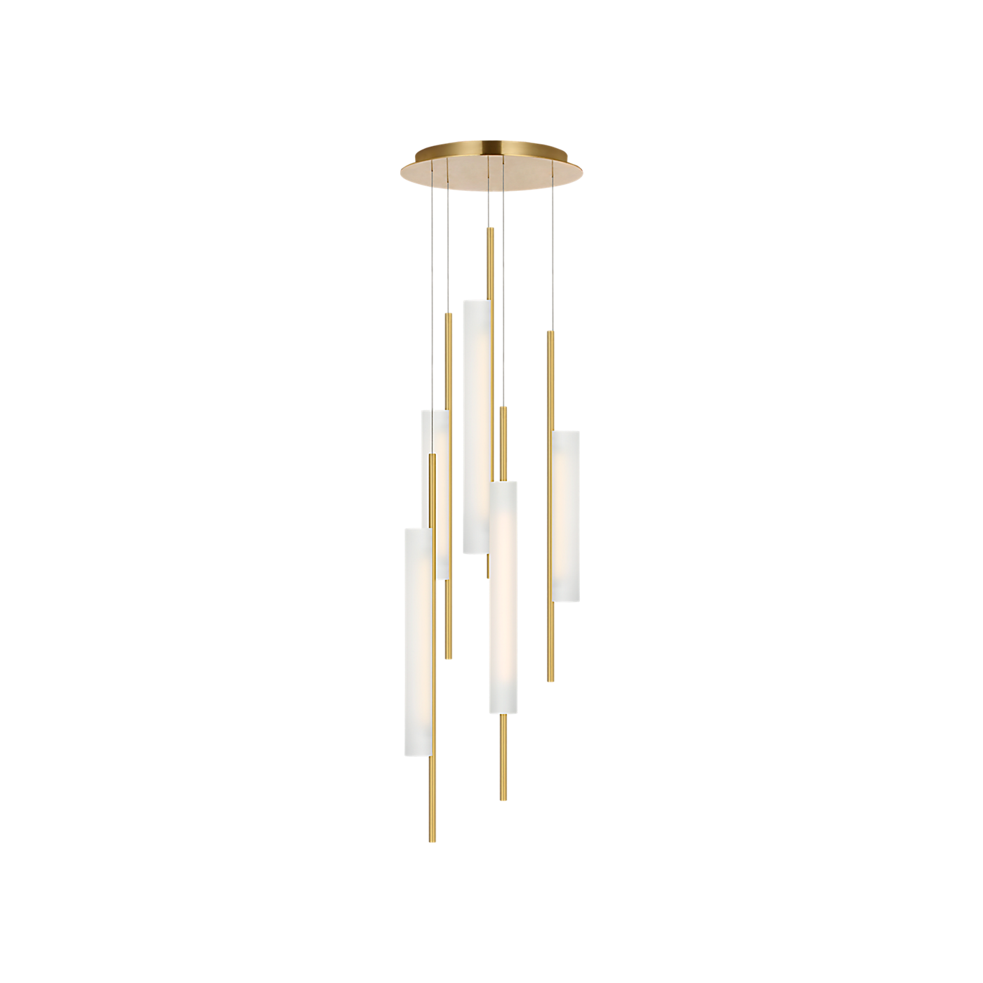 Visual Comfort Windchime 17" 5 Light Chandelier