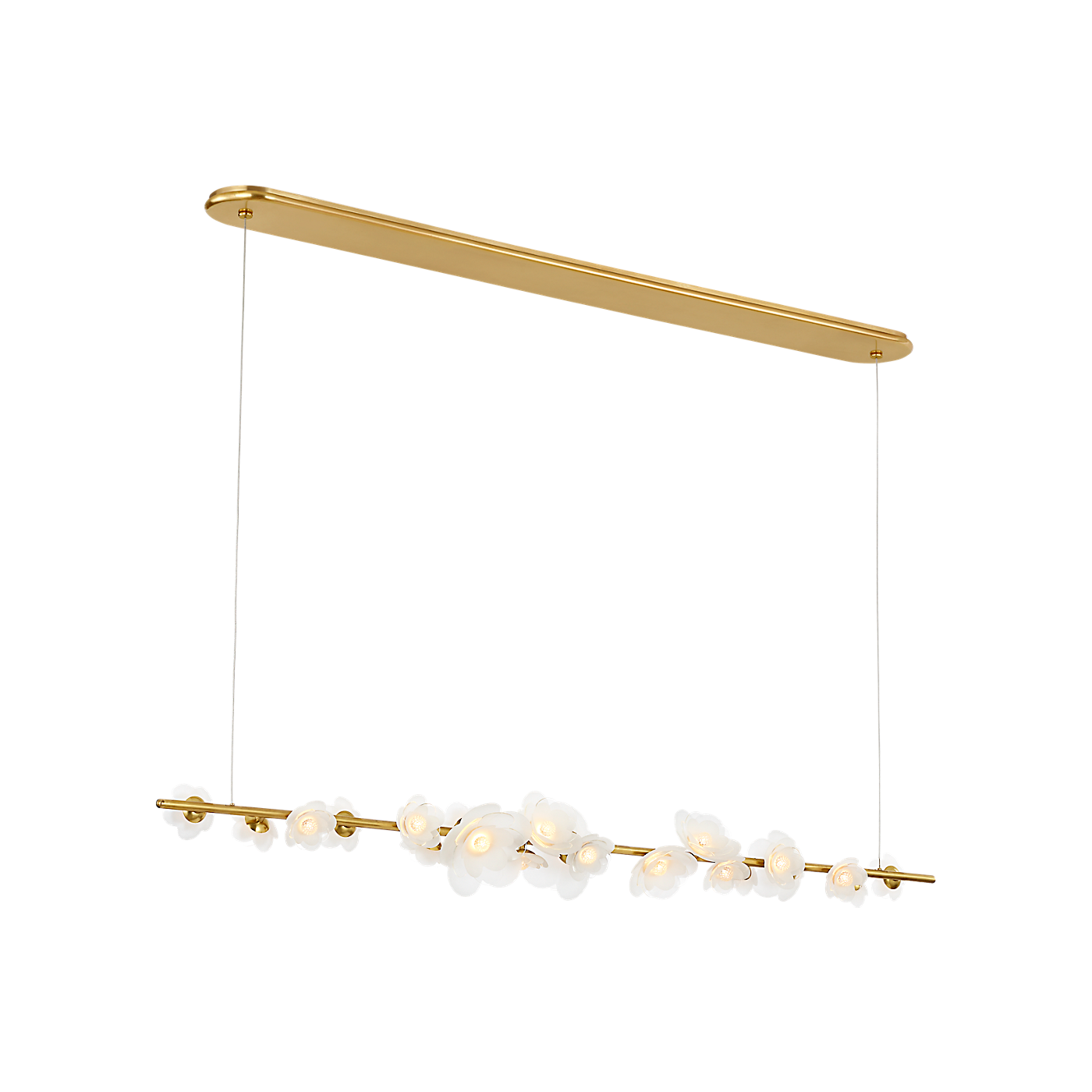 Visual Comfort Petaluma 63" Linear Chandelier