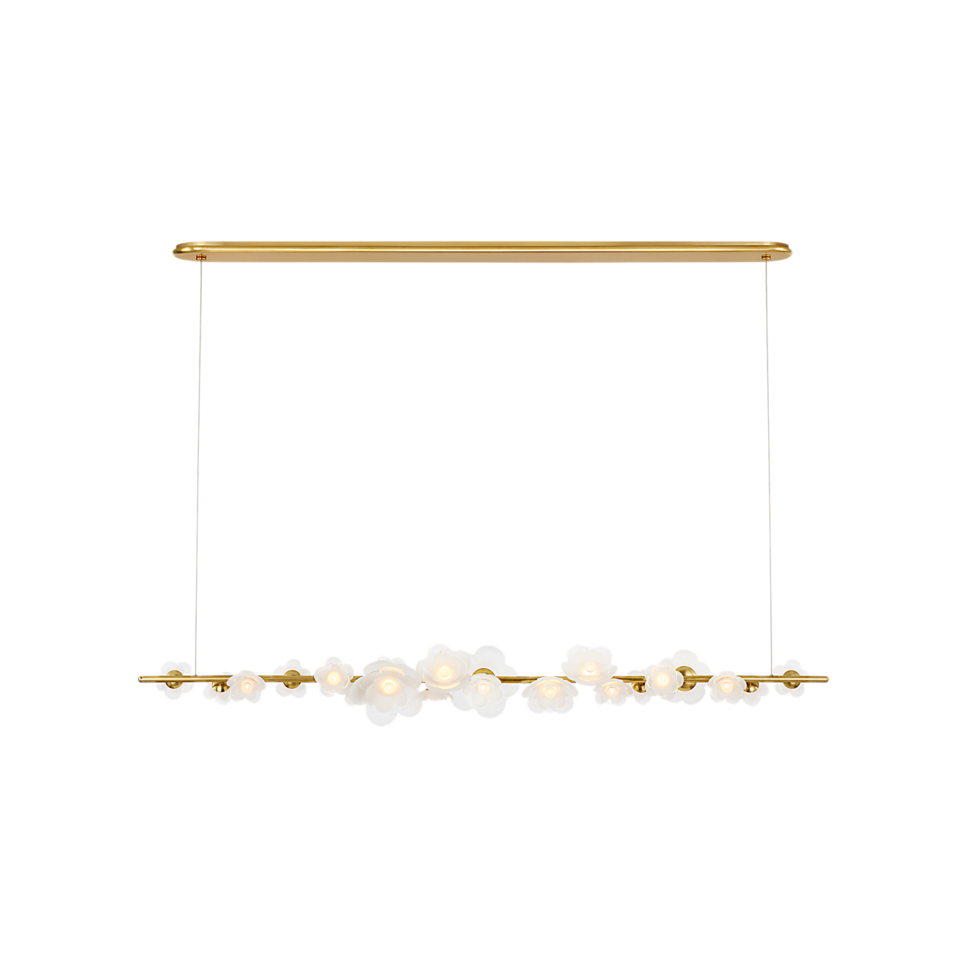 Visual Comfort Petaluma 63" Linear Chandelier