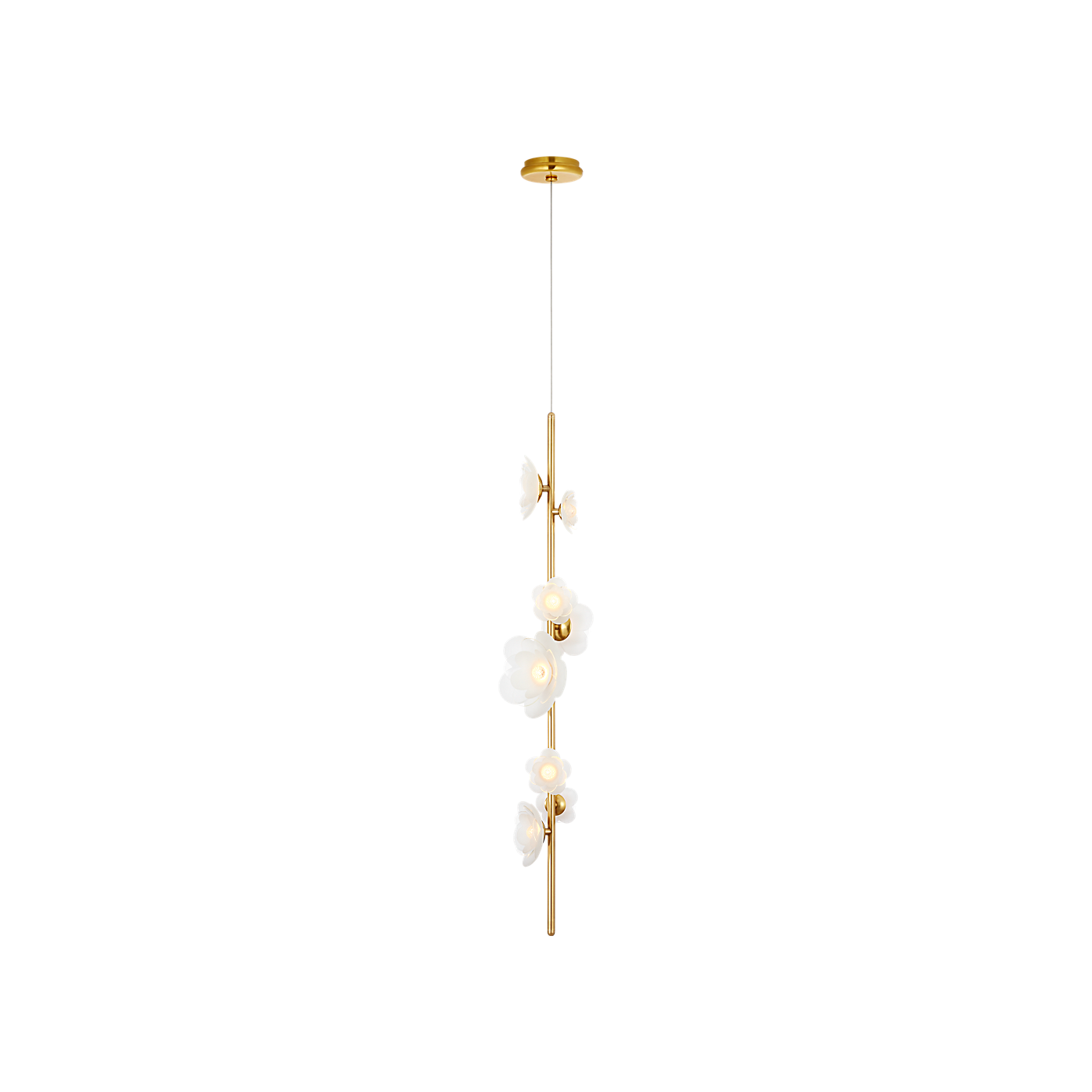 Visual Comfort Petaluma 7" Vertical Pendant