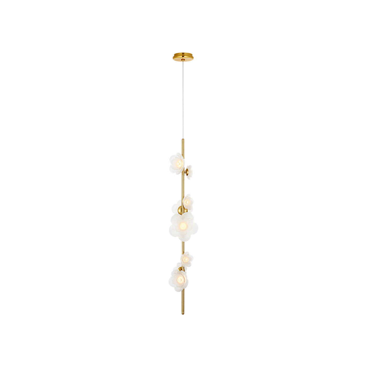 Visual Comfort Petaluma 7" Vertical Pendant