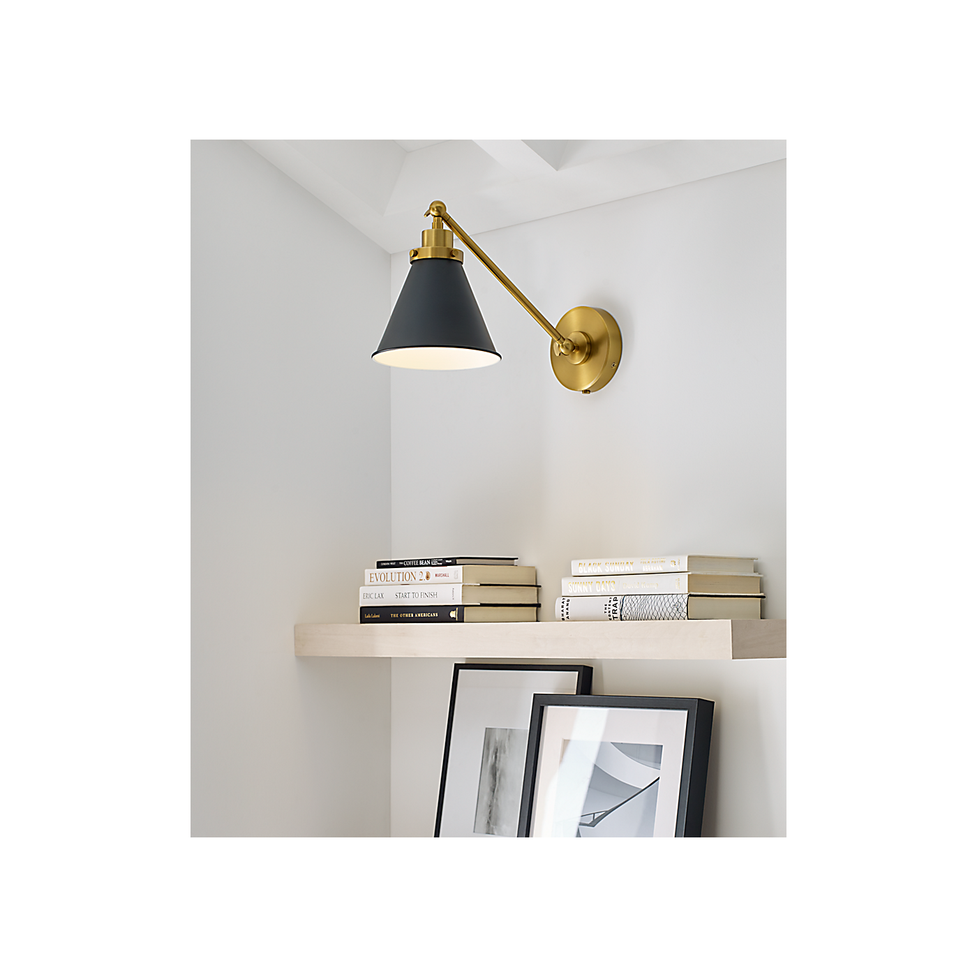 Visual Comfort Wellfleet One-Arm Cone Sconce