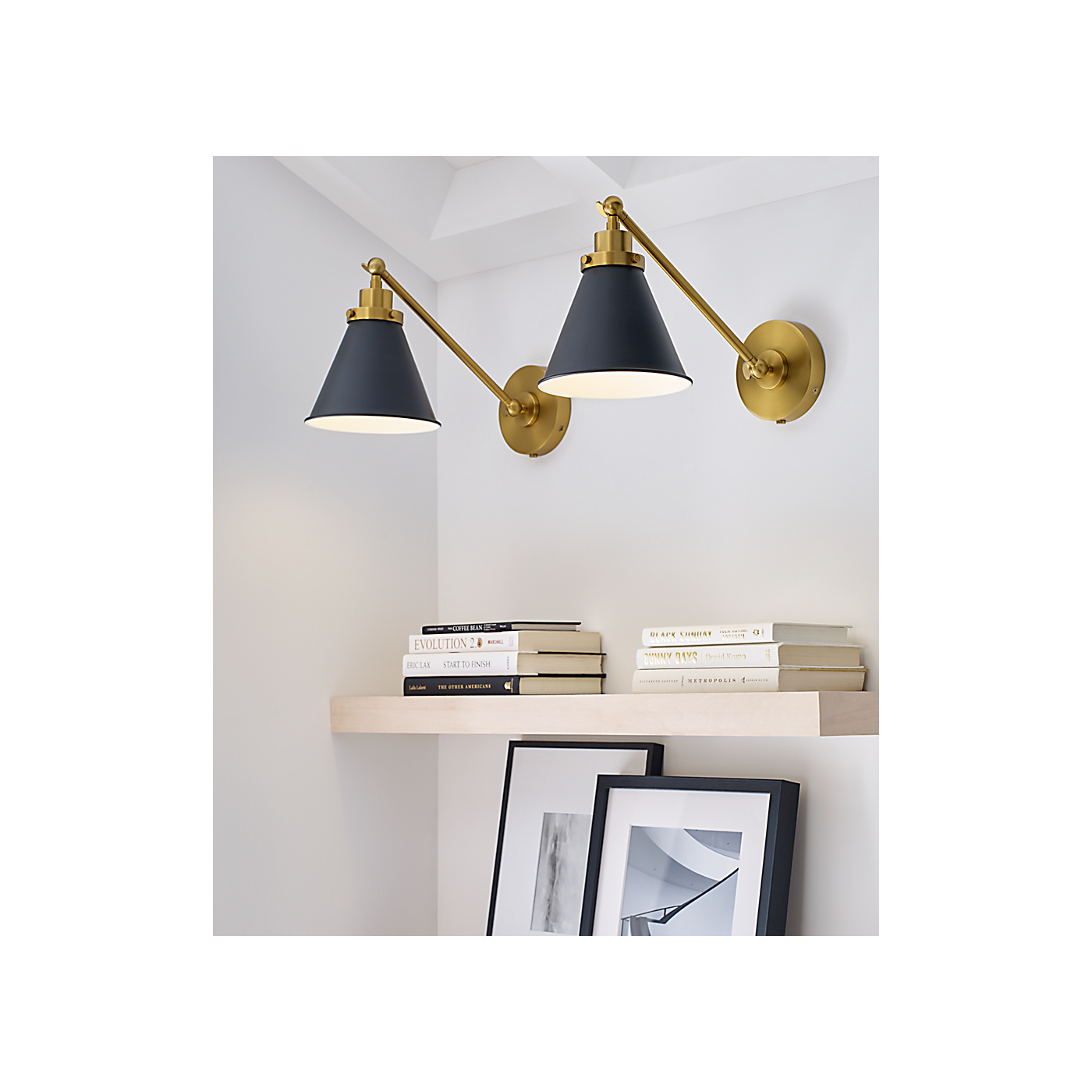 Visual Comfort Wellfleet One-Arm Cone Sconce
