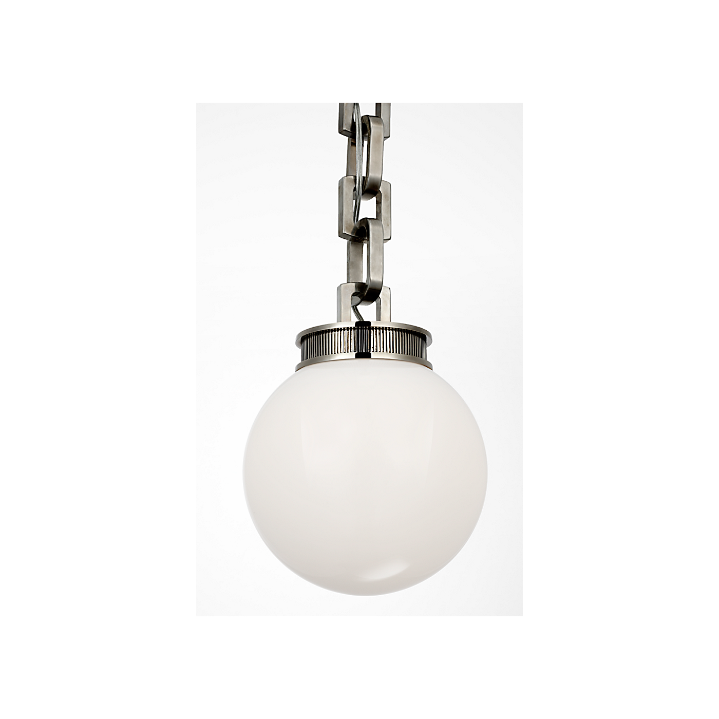 Visual Comfort Bellamy 1 Light Statement Chain 8" Globe Chandelier