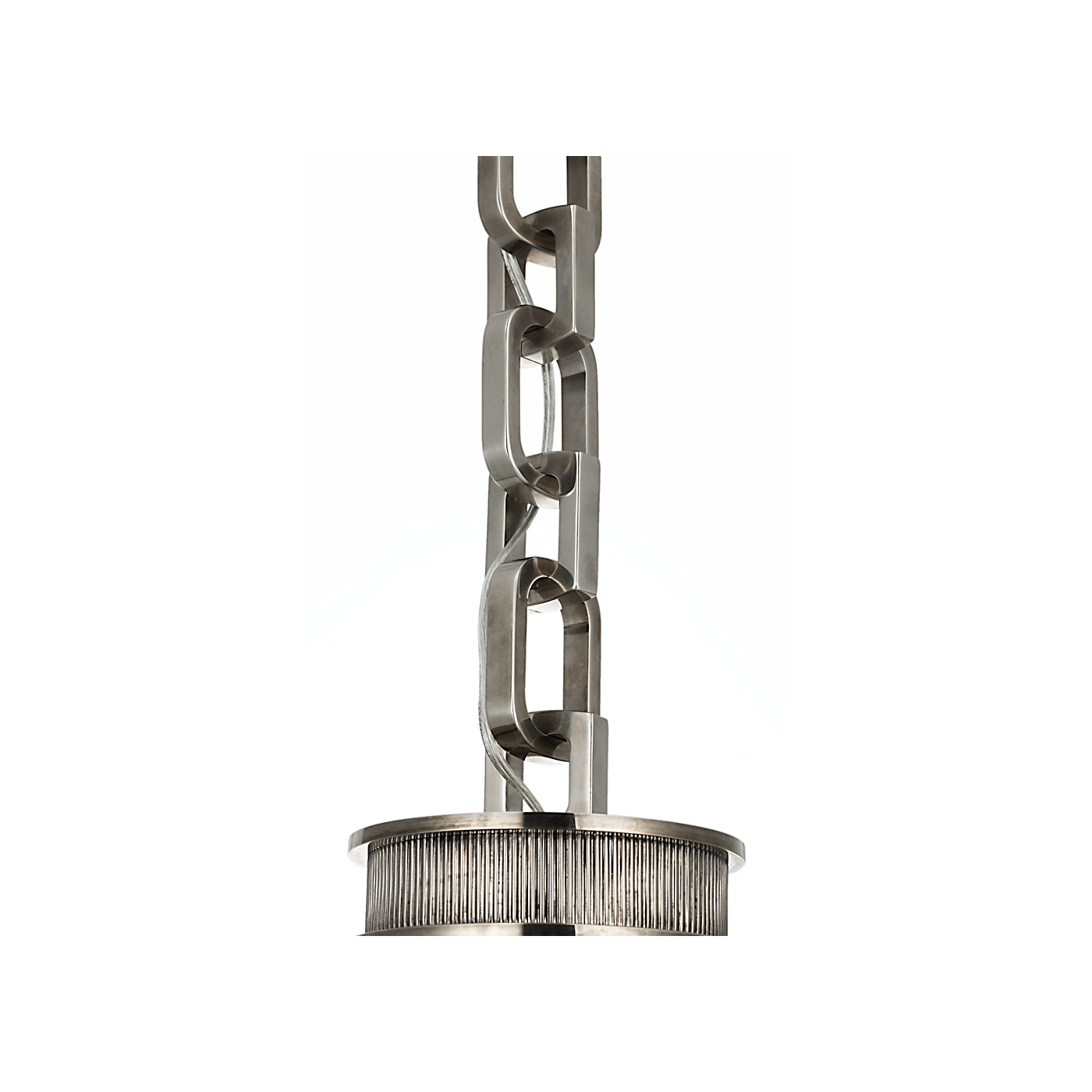 Visual Comfort Bellamy 1 Light Statement Chain 12" Globe Chandelier