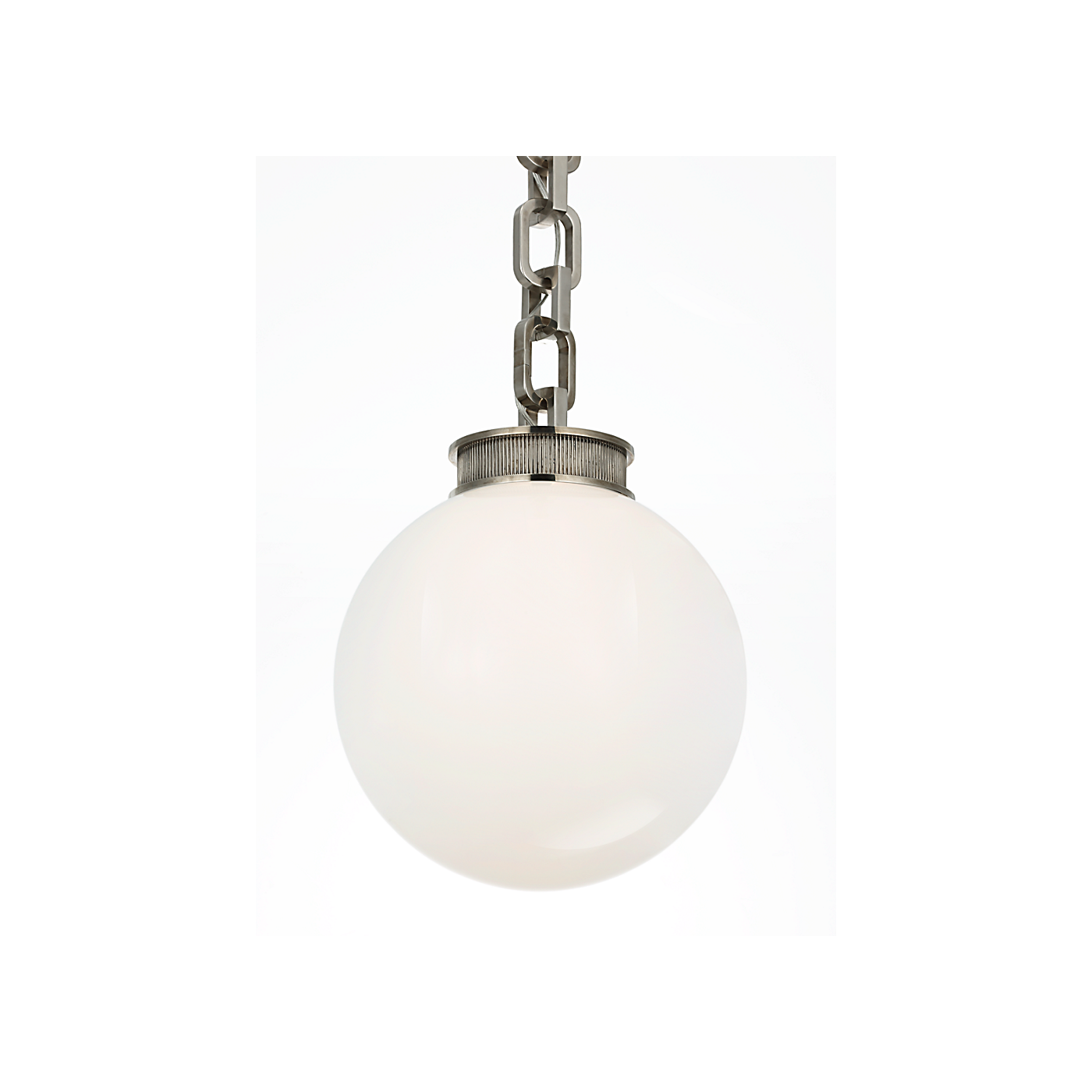 Visual Comfort Bellamy 1 Light Statement Chain 12" Globe Chandelier