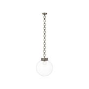 Visual Comfort Bellamy 1 Light Statement Chain 16" Globe Chandelier