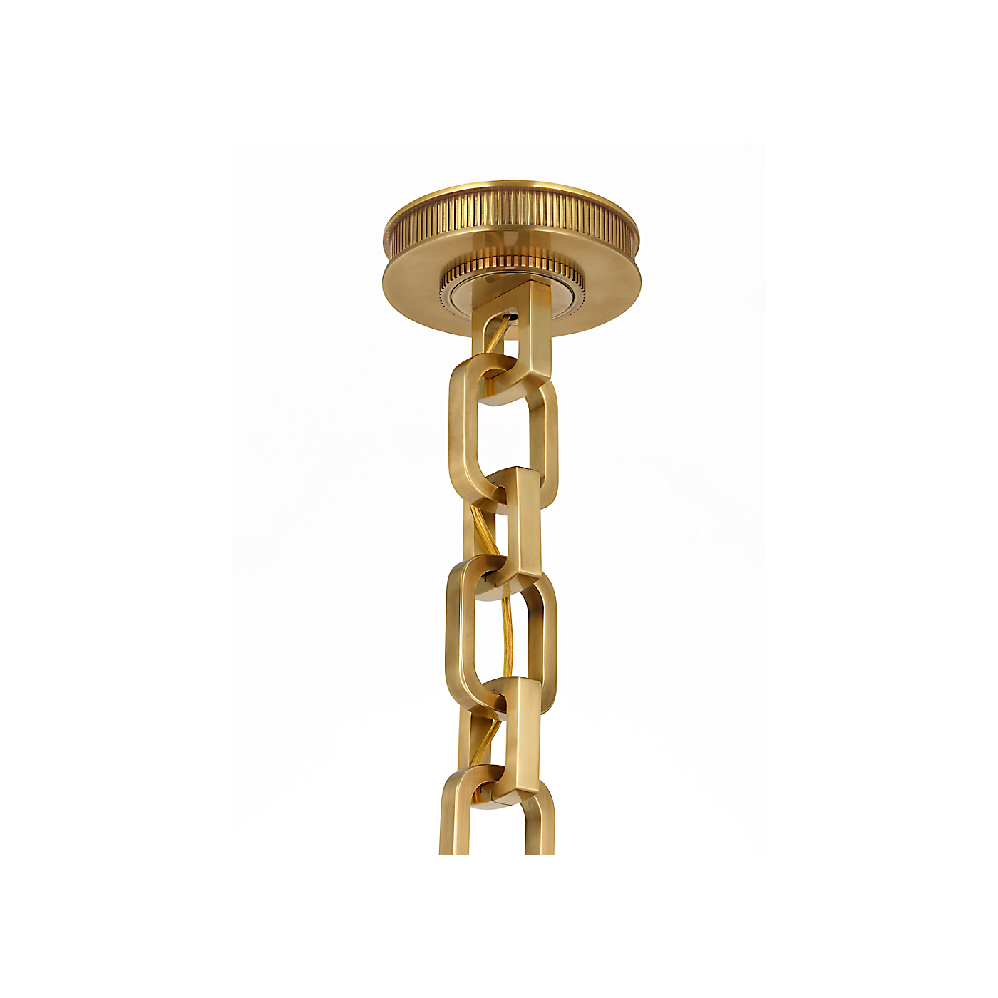Visual Comfort Bellamy 1 Light Statement Chain 16" Globe Chandelier