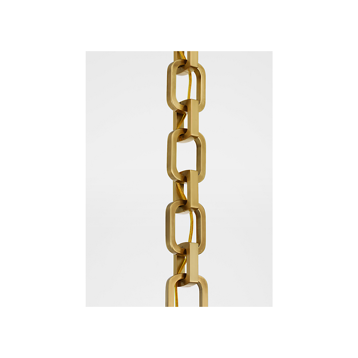 Visual Comfort Bellamy 1 Light Statement Chain 16" Globe Chandelier