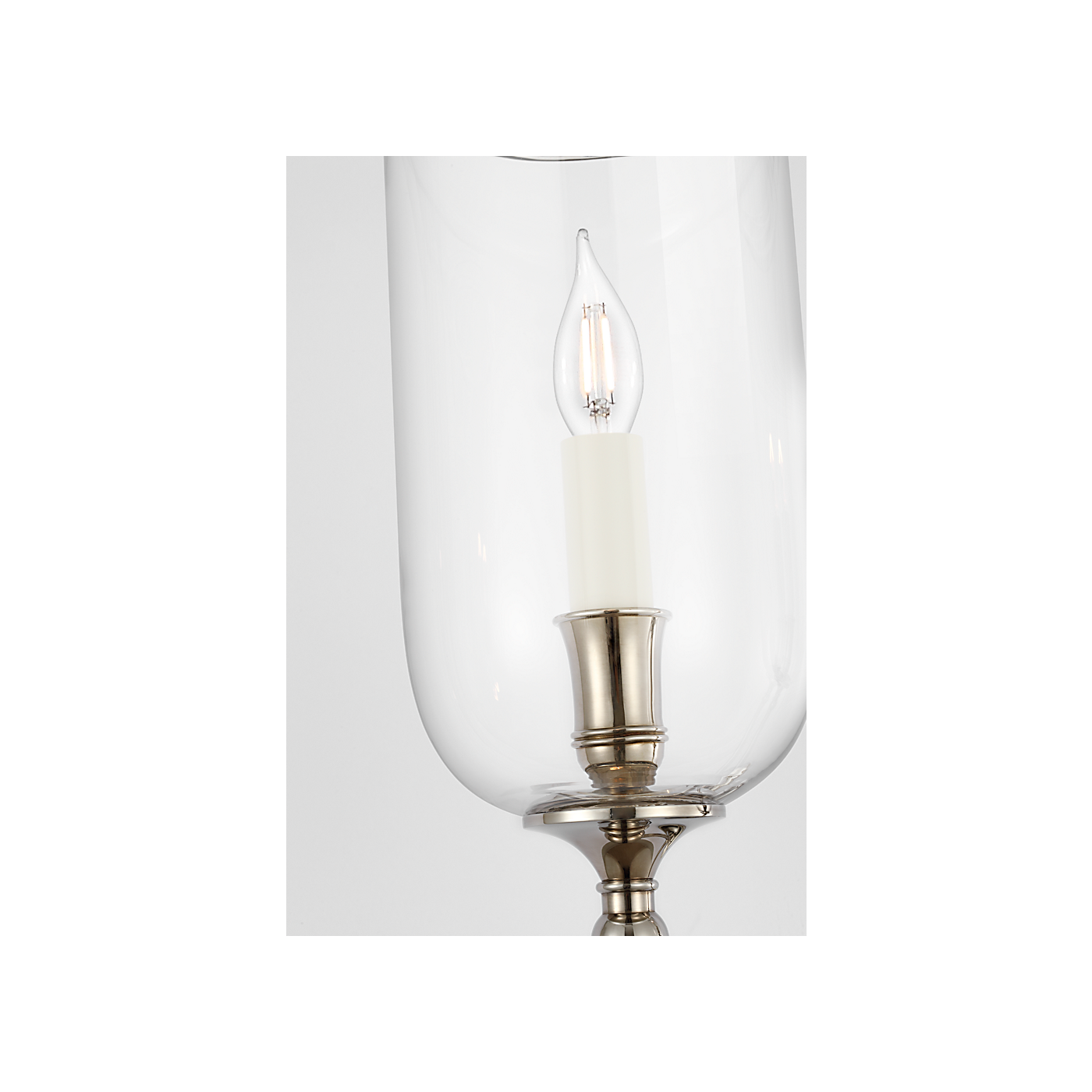 Visual Comfort Embers 20" Single Hurricane Sconce