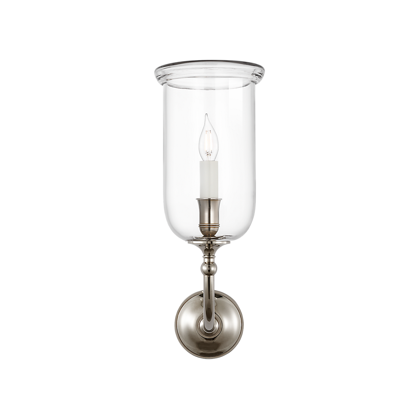 Visual Comfort Embers 20" Single Hurricane Sconce