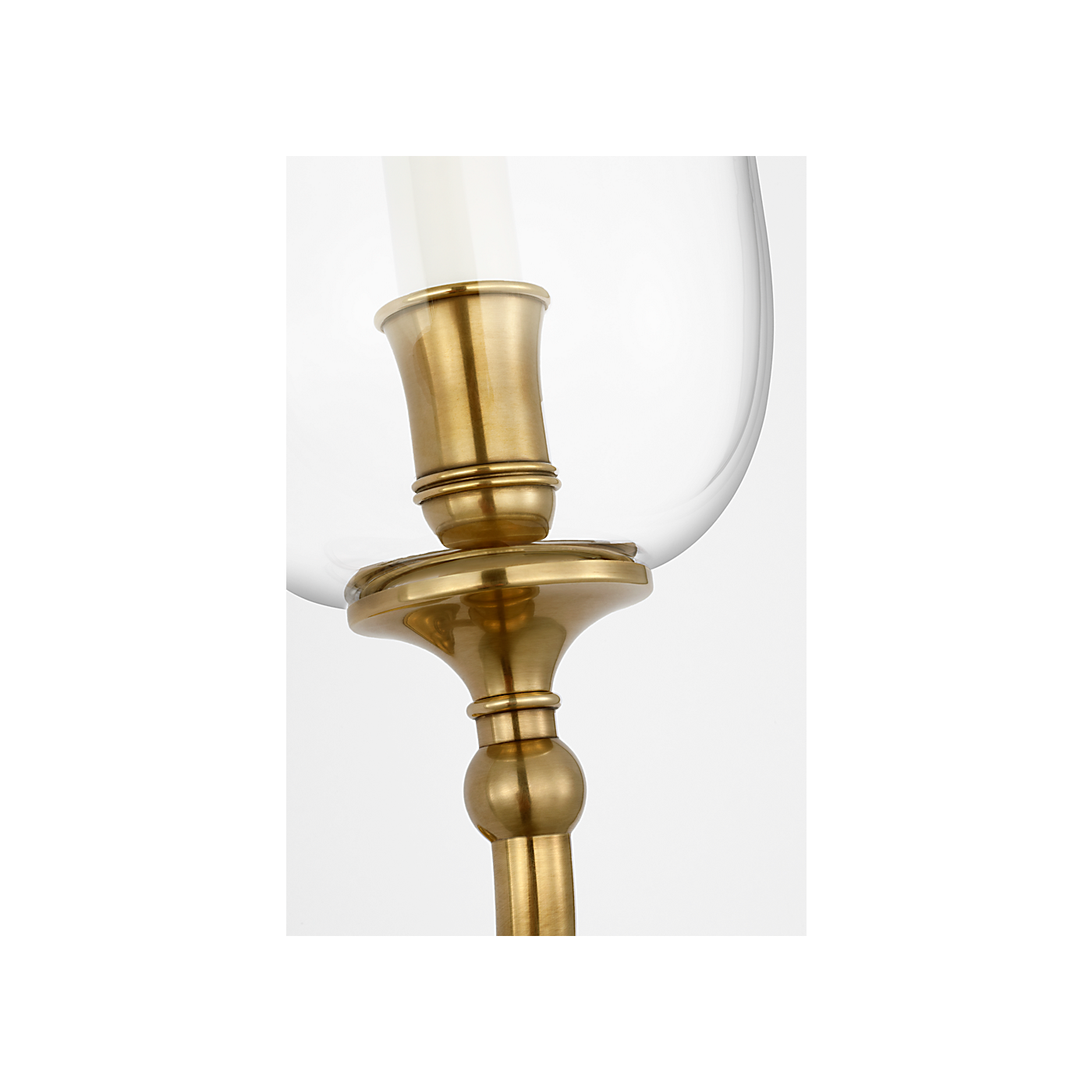 Visual Comfort Embers 20" Single Hurricane Sconce