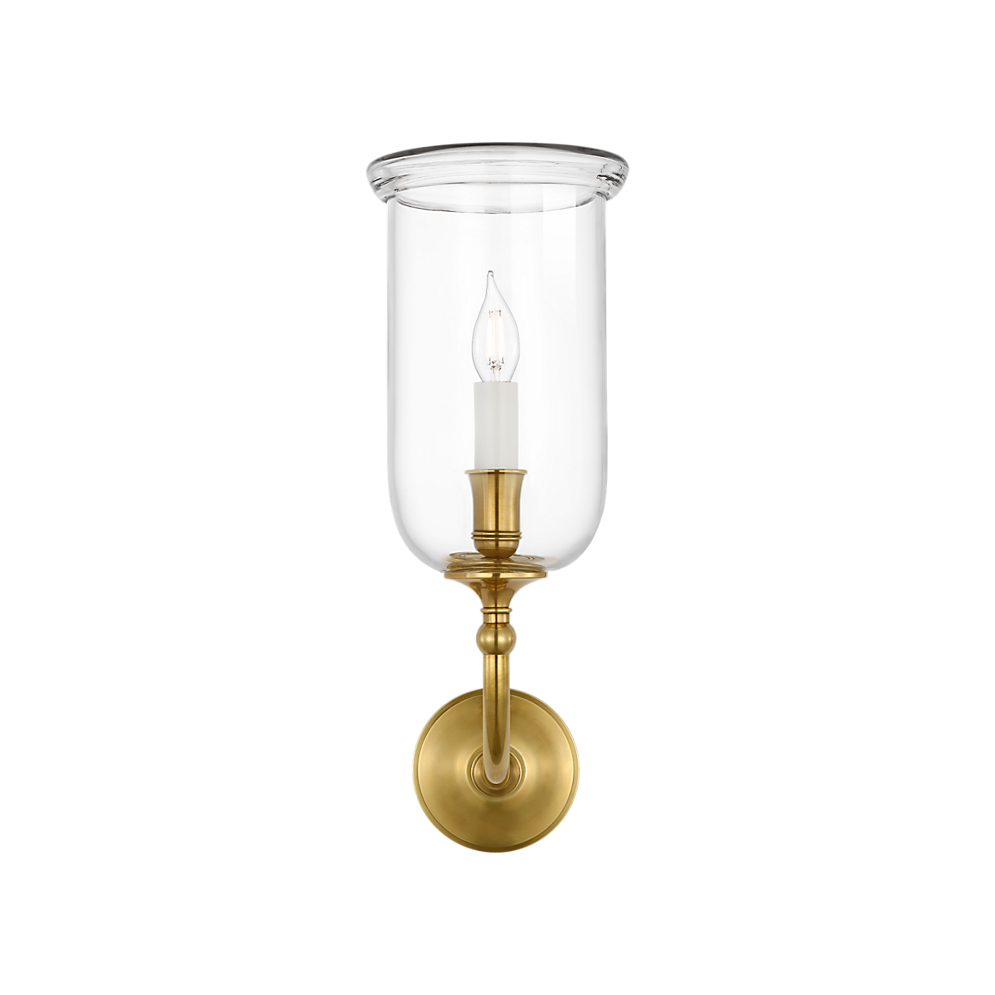 Visual Comfort Embers 20" Single Hurricane Sconce