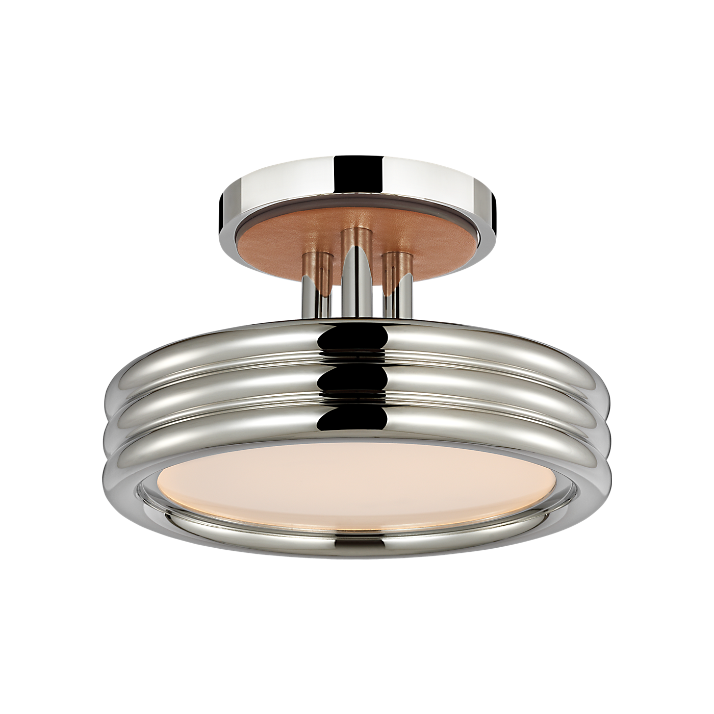 Visual Comfort Hudson St. 8" Semi-Flush Mount
