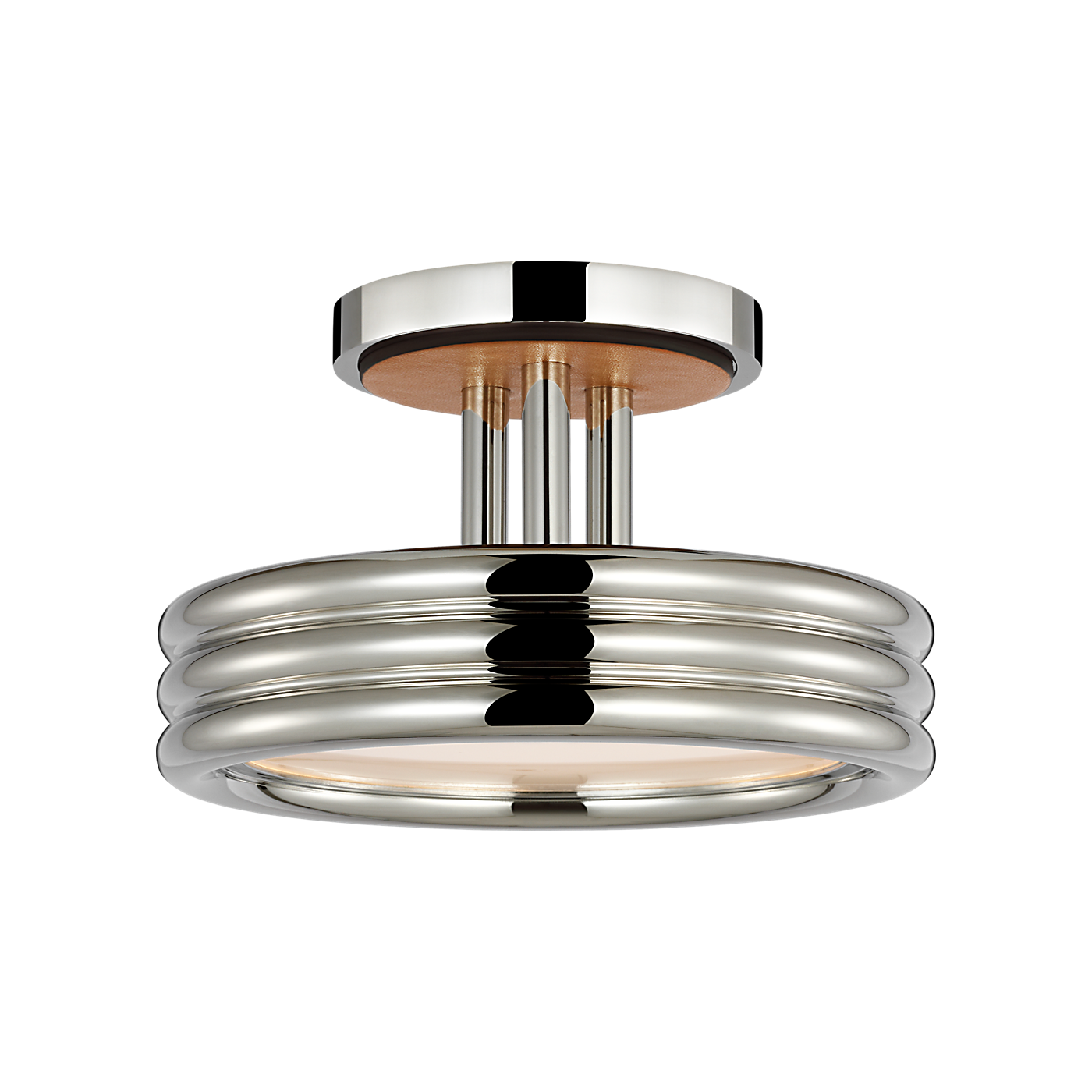 Visual Comfort Hudson St. 8" Semi-Flush Mount
