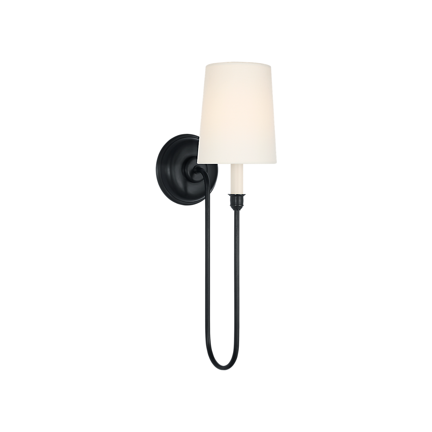 Visual Comfort Vendome 21" Deep Arm Cordless Sconce