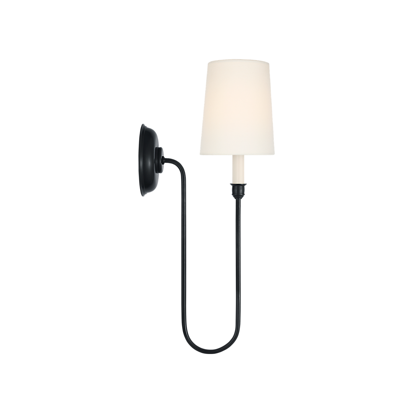 Visual Comfort Vendome 21" Deep Arm Cordless Sconce