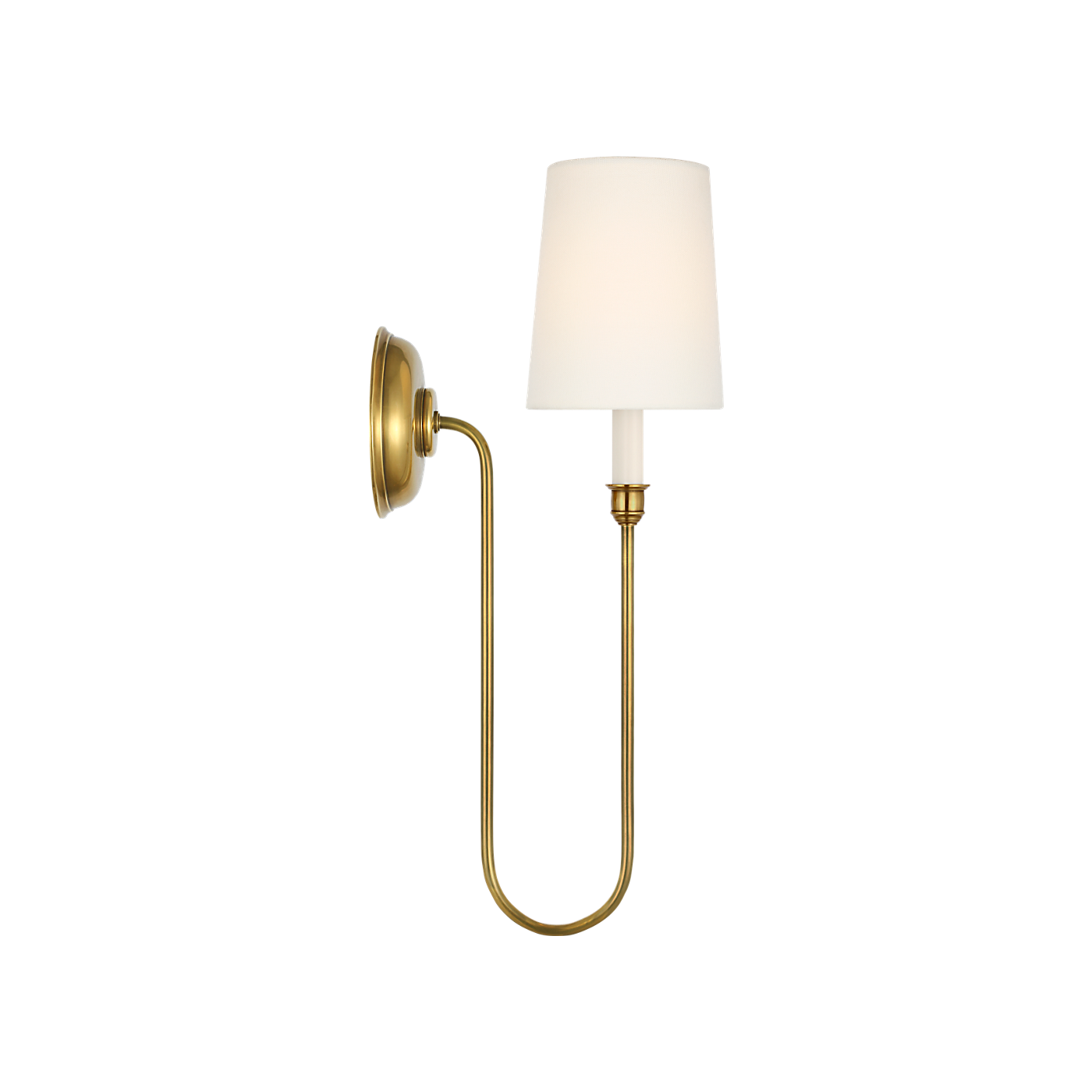 Visual Comfort Vendome 21" Deep Arm Cordless Sconce