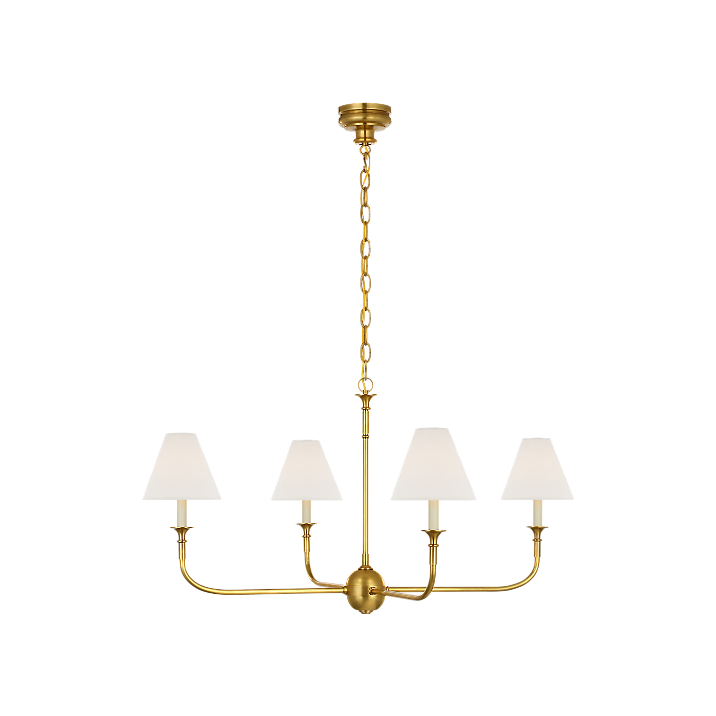 Visual Comfort Piaf Large Chain Hung Chandelier