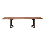 Moes Bent Dining Table Large Brown VE-1000-03-0