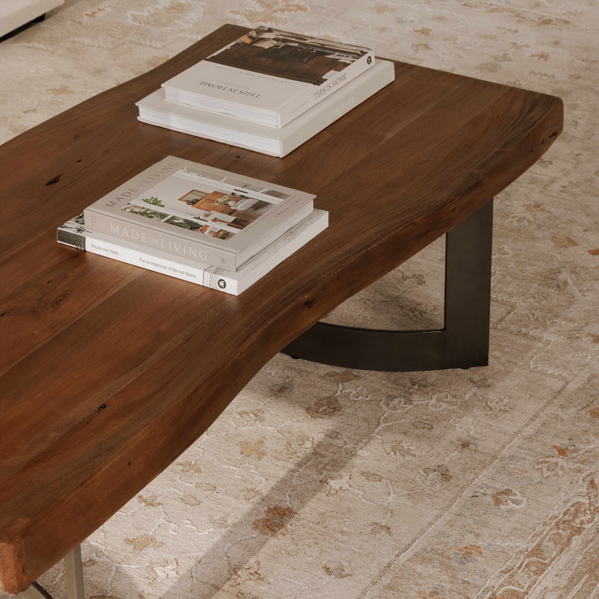 Moes Bent Coffee Table Brown VE-1003-03-0