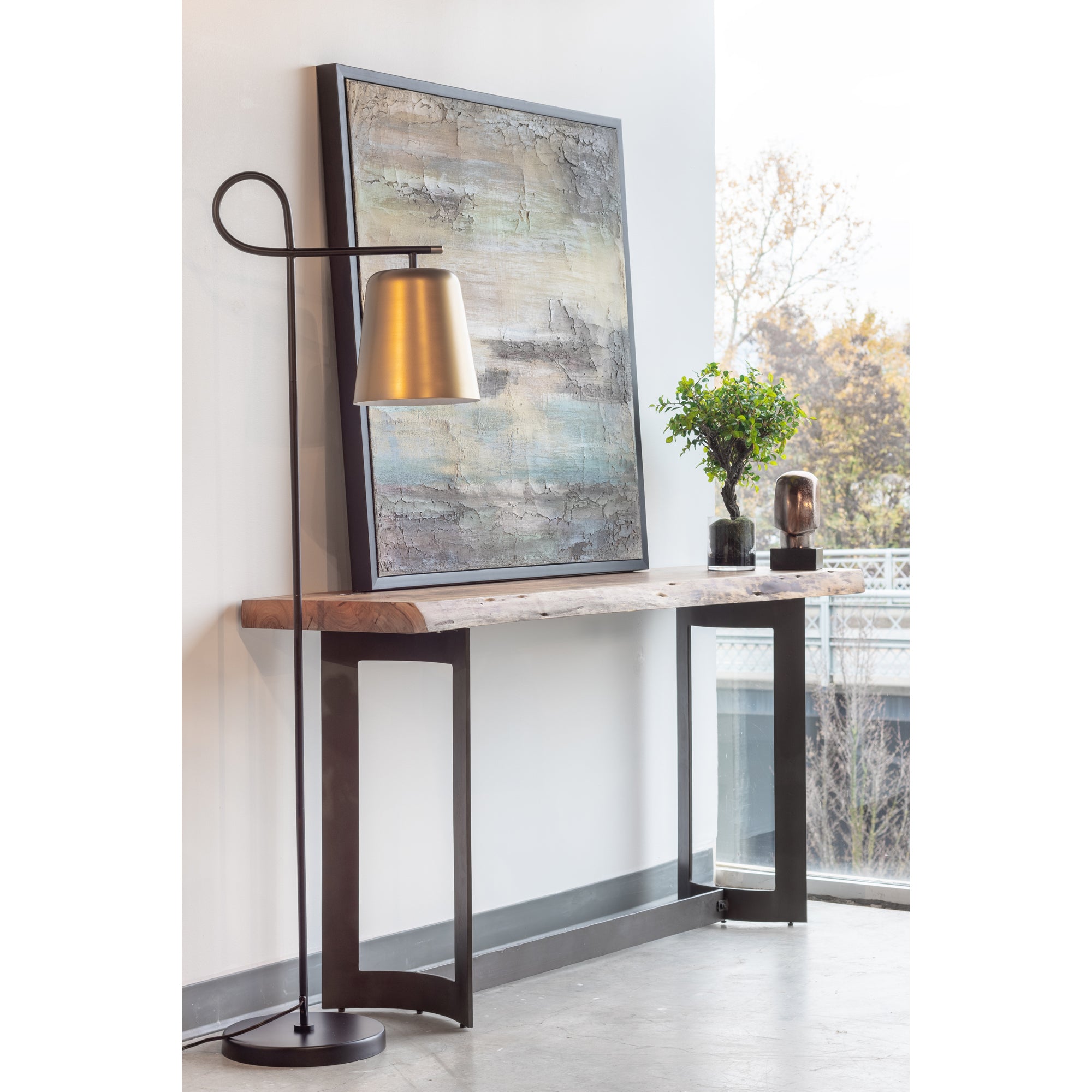 Moes Bent Console Table Brown VE-1041-03-0