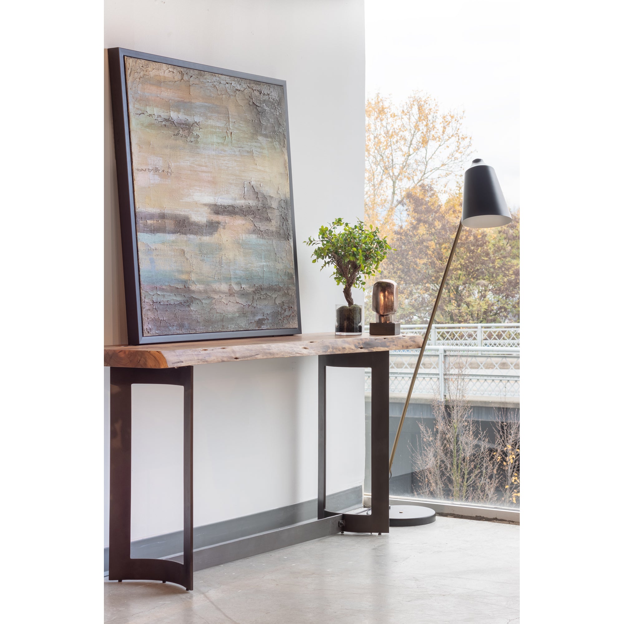Moes Bent Console Table Brown VE-1041-03-0
