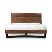 Moes Bent Queen Size Bed Brown VE-1087-03-0