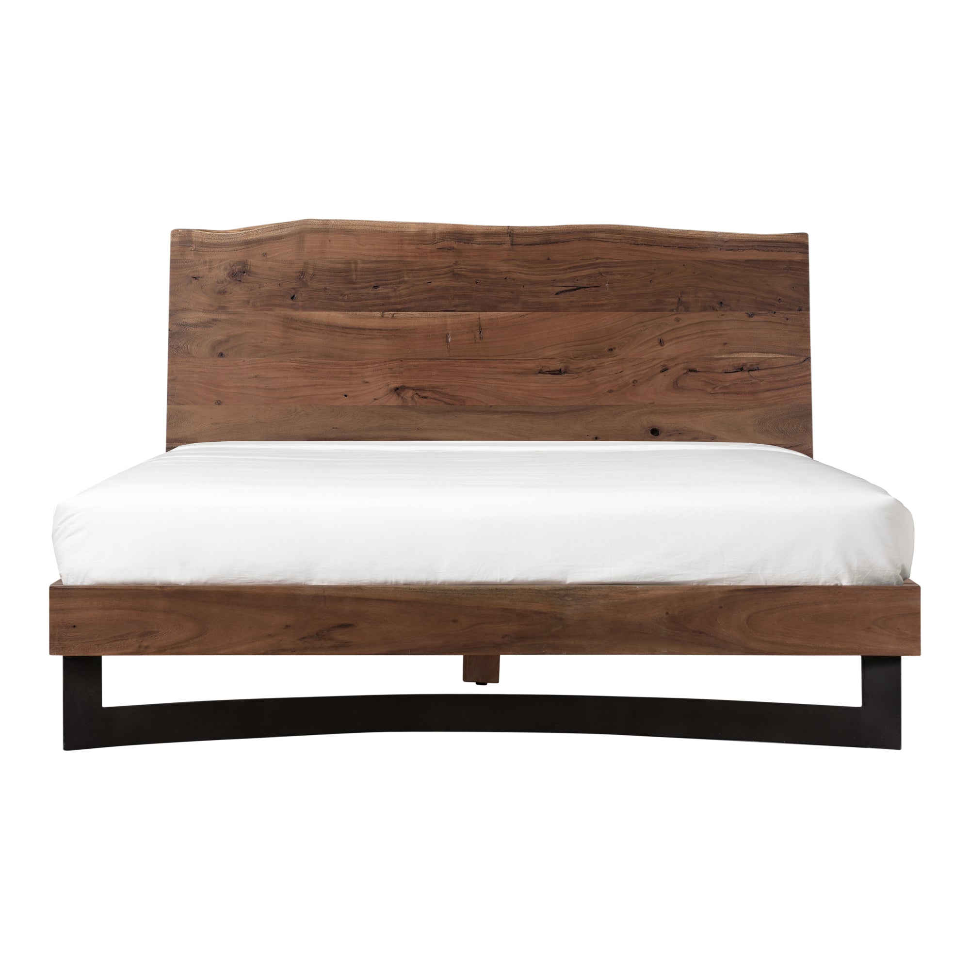 Moes Bent Queen Size Bed Brown VE-1087-03-0
