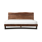 Moes Bent King Size Bed Brown VE-1088-03-0