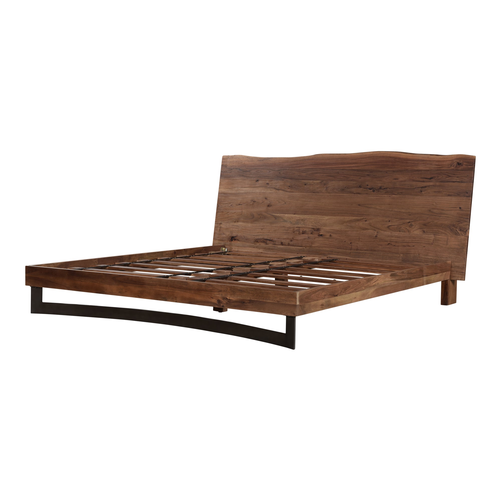 Moes Bent King Size Bed Brown VE-1088-03-0