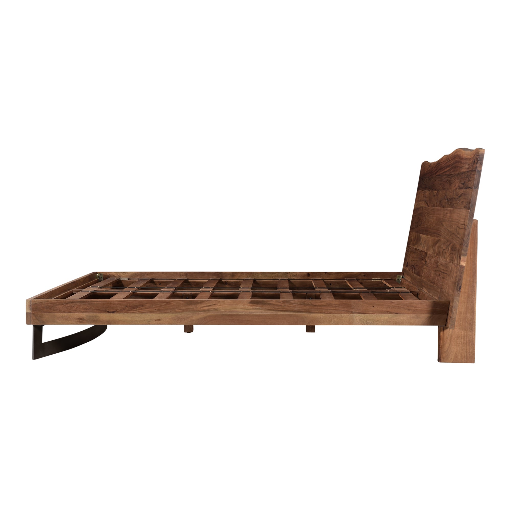 Moes Bent King Size Bed Brown VE-1088-03-0