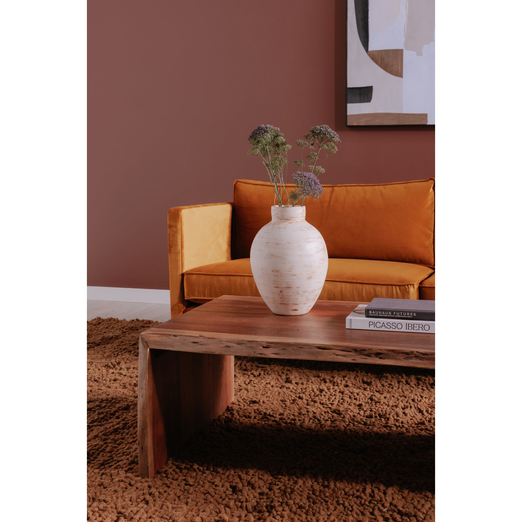 Moes Tyrell Coffee Table Natural Brown VE-1094-03