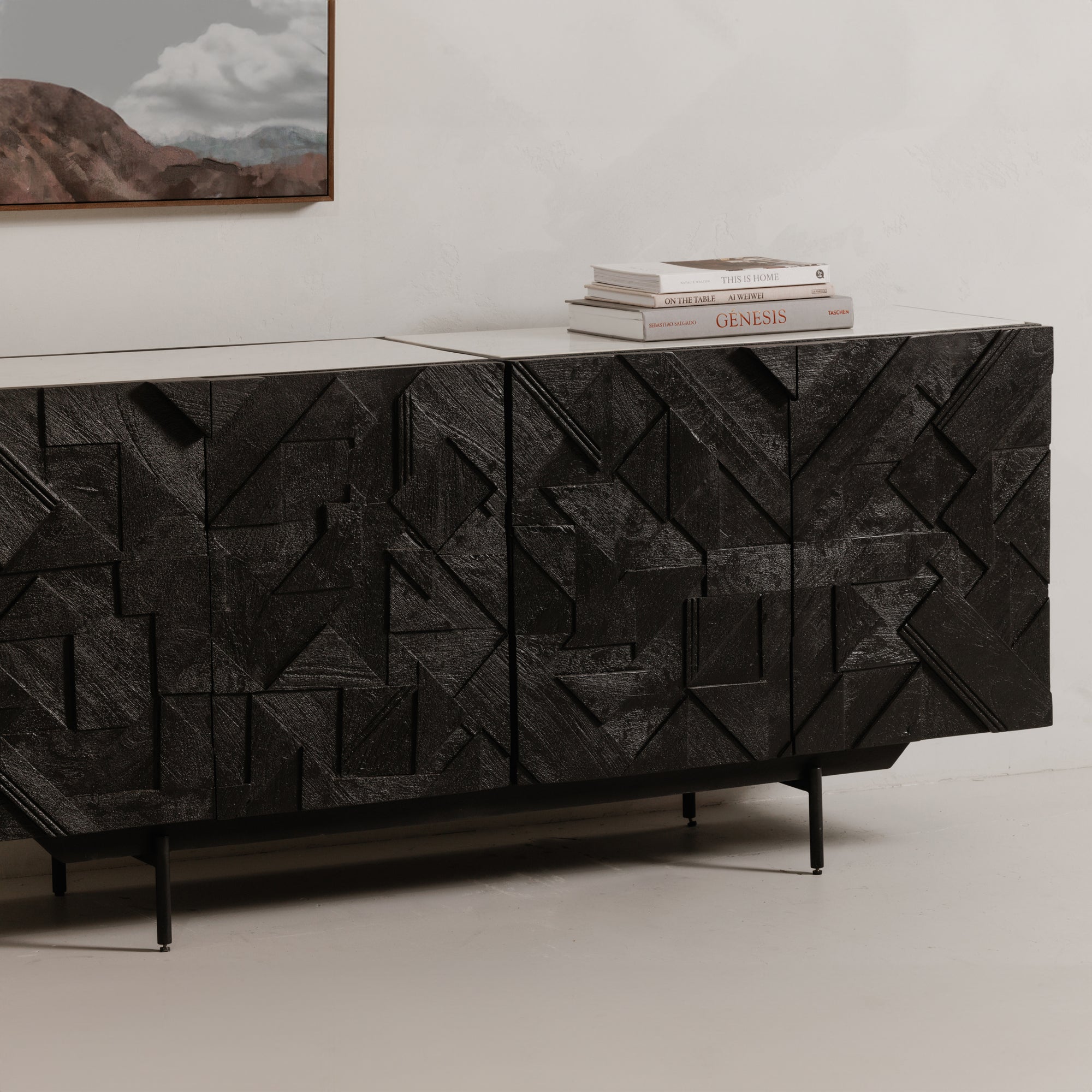 Moes Kattan Sideboard Black VE-1095-02-0