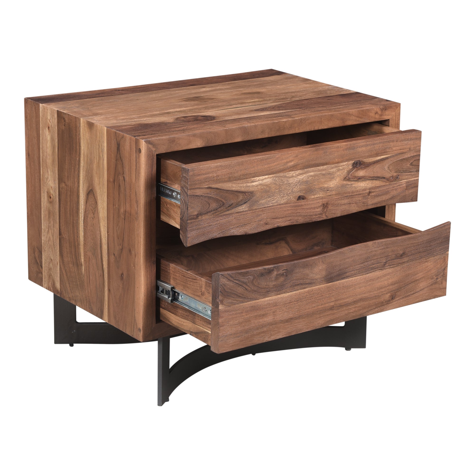 Moes Bent Nightstand Brown VE-1096-03-0