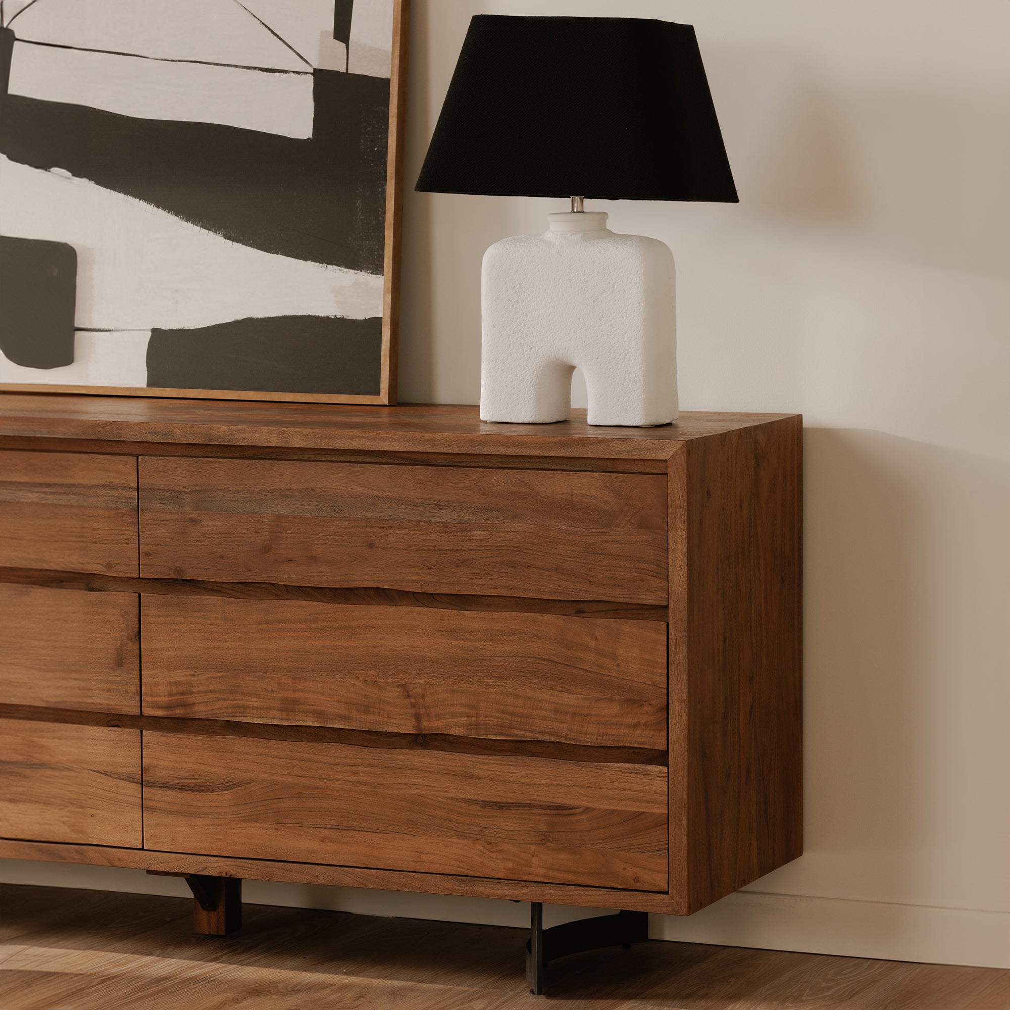 Moes Bent Dresser Brown VE-1097-03-0