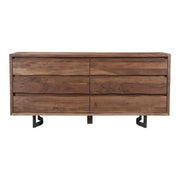Moes Bent Dresser Brown VE-1097-03-0