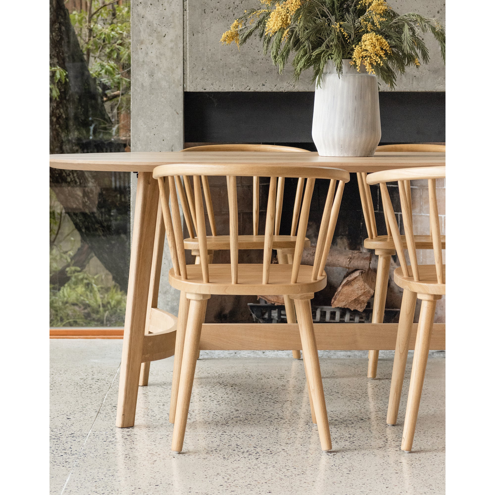 Moes Trie Small Dining Table Natural VE-1099-24-0
