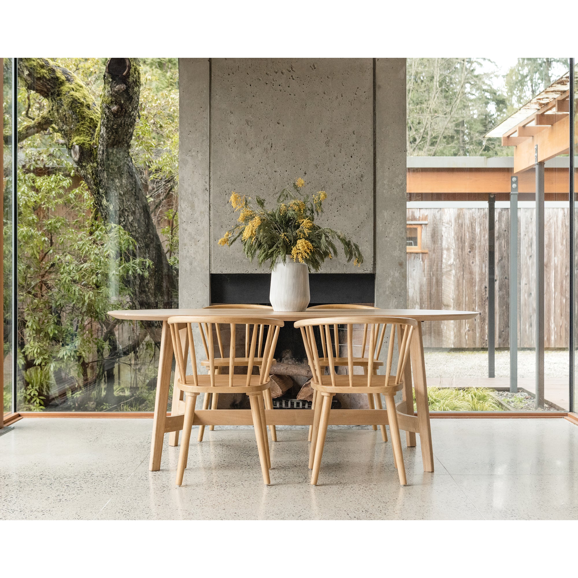 Moes Trie Small Dining Table Natural VE-1099-24-0