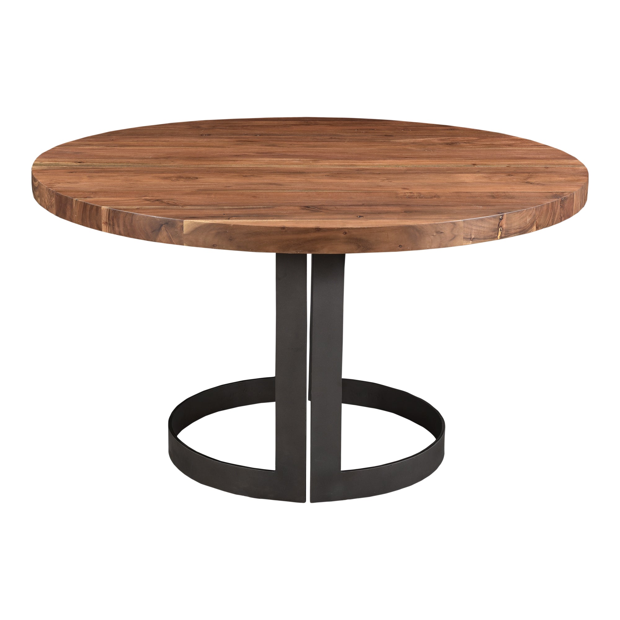 Moes Bent Round Dining Table 54In Brown VE-1106-03-0