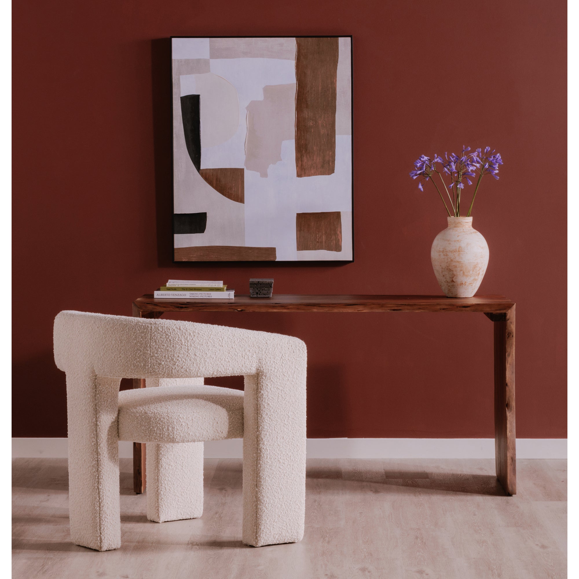 Moes Tyrell Desk Natural Brown VE-1110-03