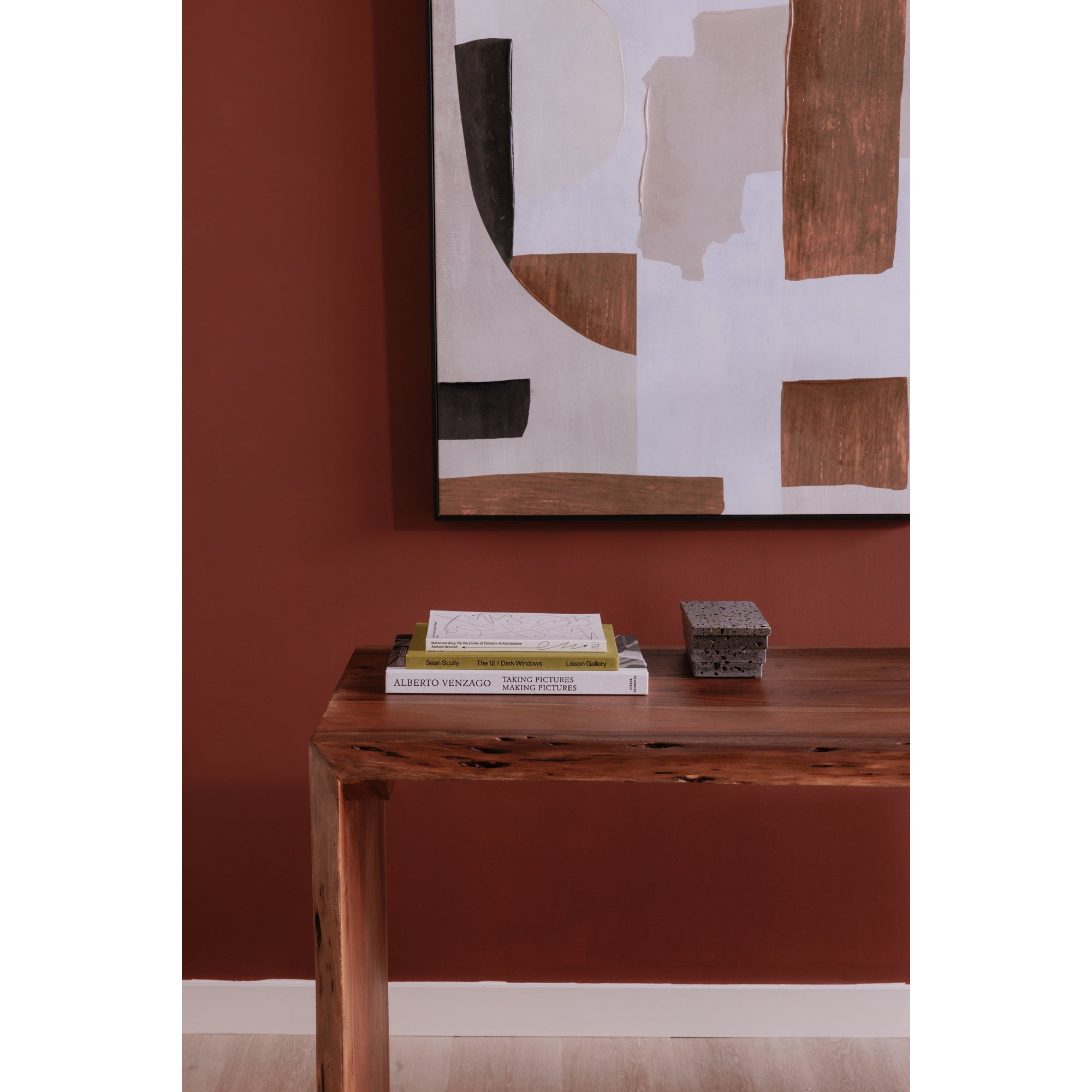 Moes Tyrell Desk Natural Brown VE-1110-03