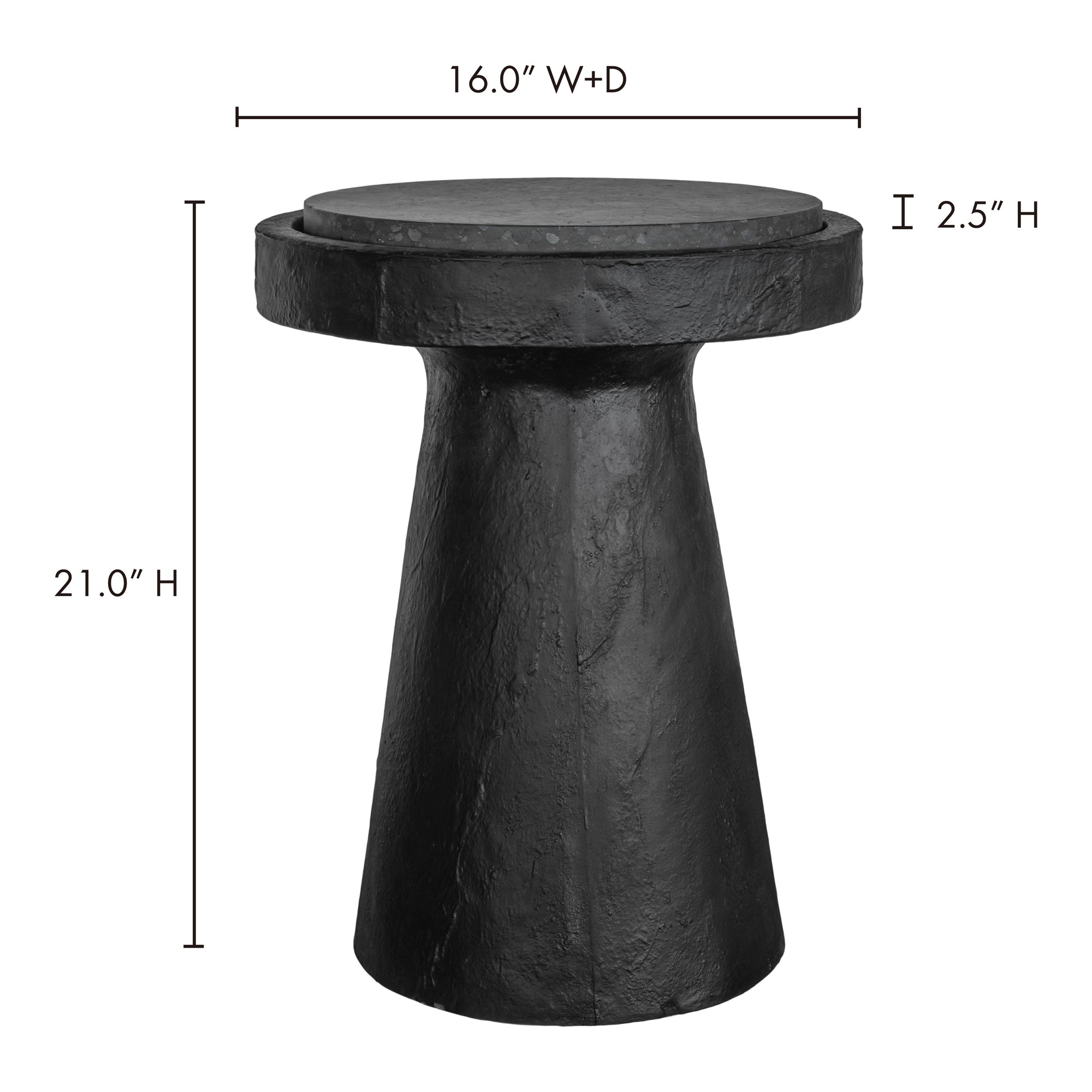 Moes Book Accent Table Black VH-1015-02