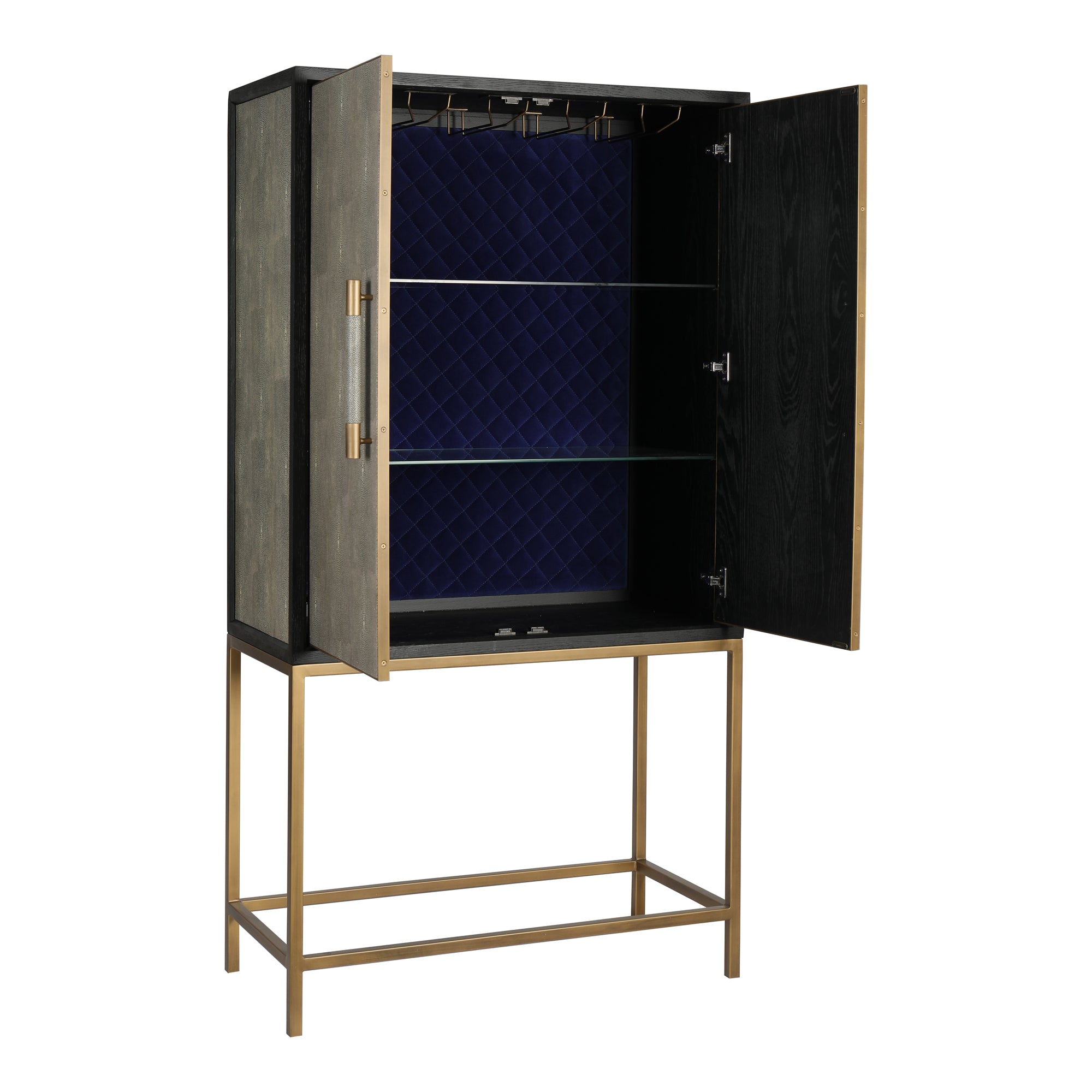 Moes Mako Bar Cabinet Grey VL-1047-15