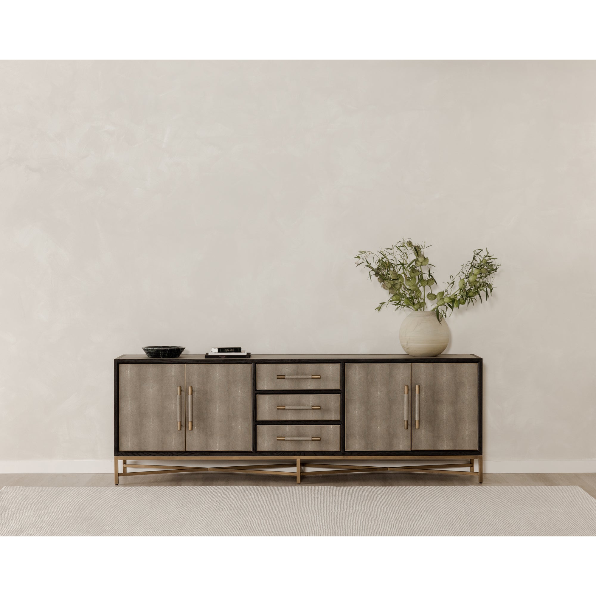 Moes Mako Sideboard Large Grey VL-1061-15